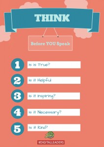 Think before you speak - Digital leaders